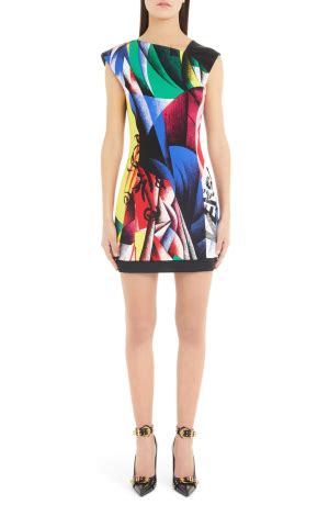 versace clash print dress|versace dresses sale.